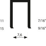 Graffe in plastica  modello 83P